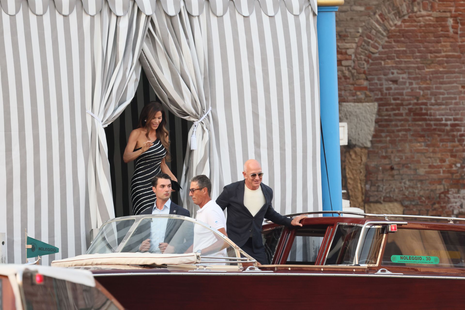 Celebrity Sightings Ahead Of Jeff Bezos And Lauren Sanchez Wedding - Source: Getty