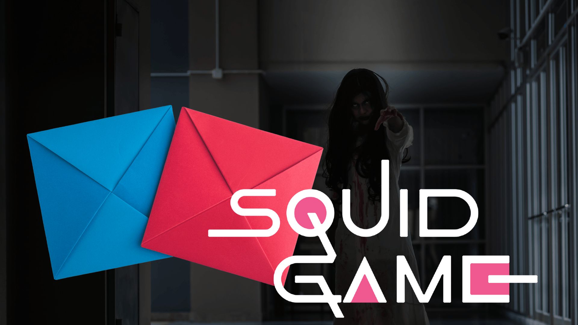 Ddjakkji + Ghost + Squid Game | Images via: Canva/Netflix | Collage by: Beatrix Kondo of Soap Central