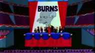 Mr. Burns during the political campaign | Image via Disney+