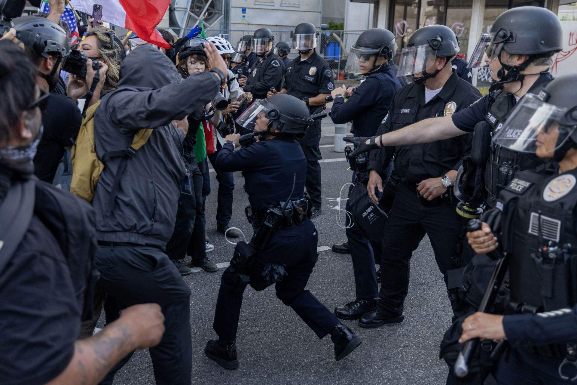 Protests Erupt In L.A. County Sparked By Federal Immigration Raids - Source: Getty