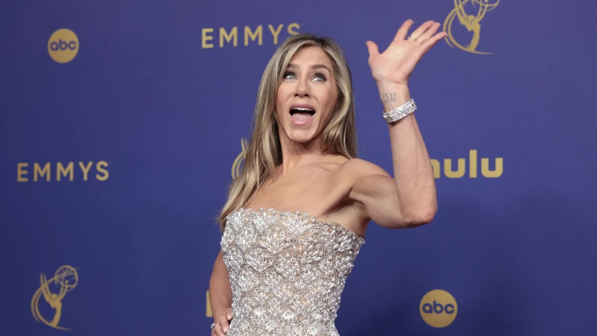 Jennifer Aniston attends the Apple TV + Primetime Emmy Party - Source: Getty
