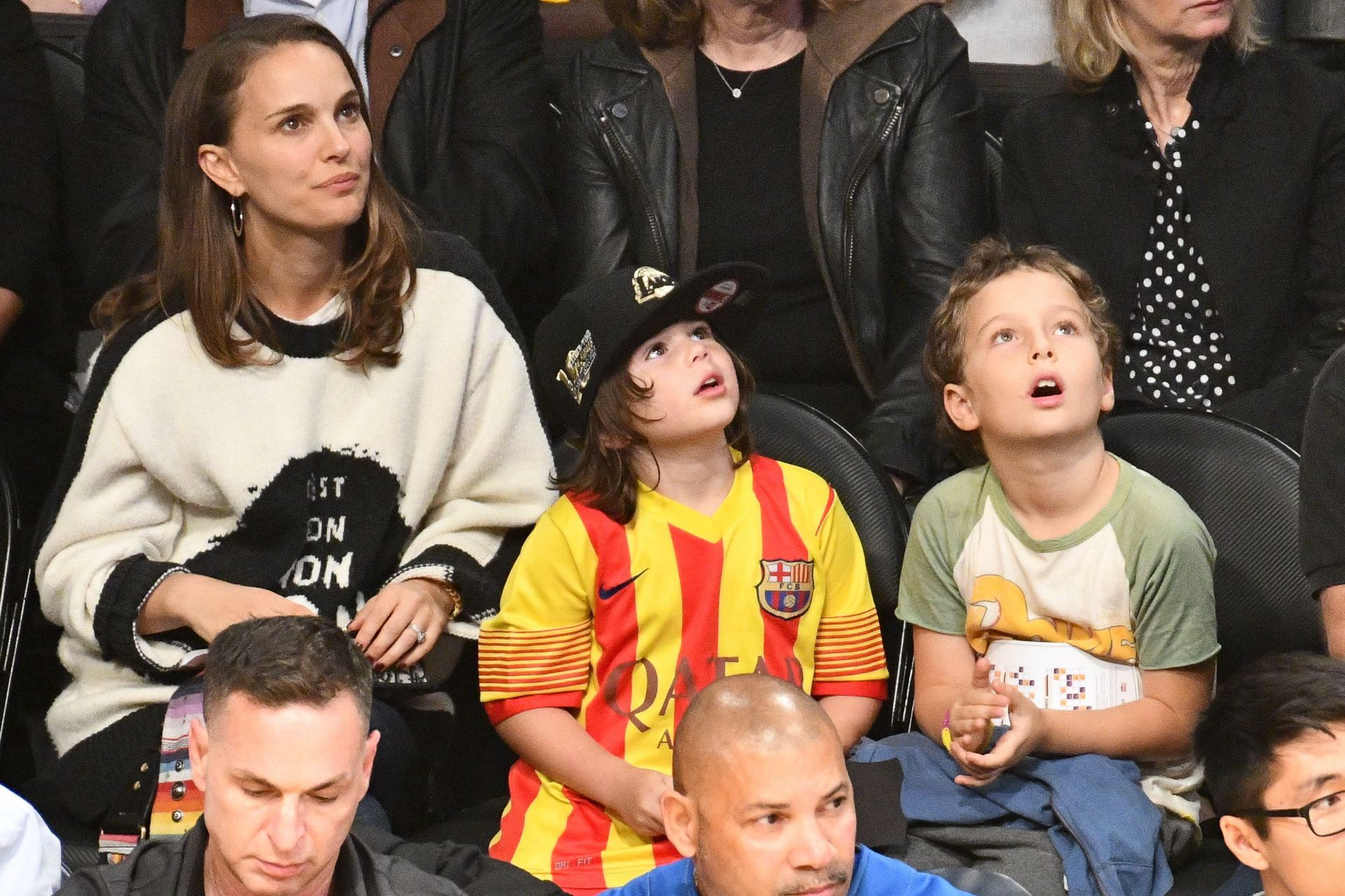 Celebrities At The Los Angeles Lakers Game - Source: Getty
