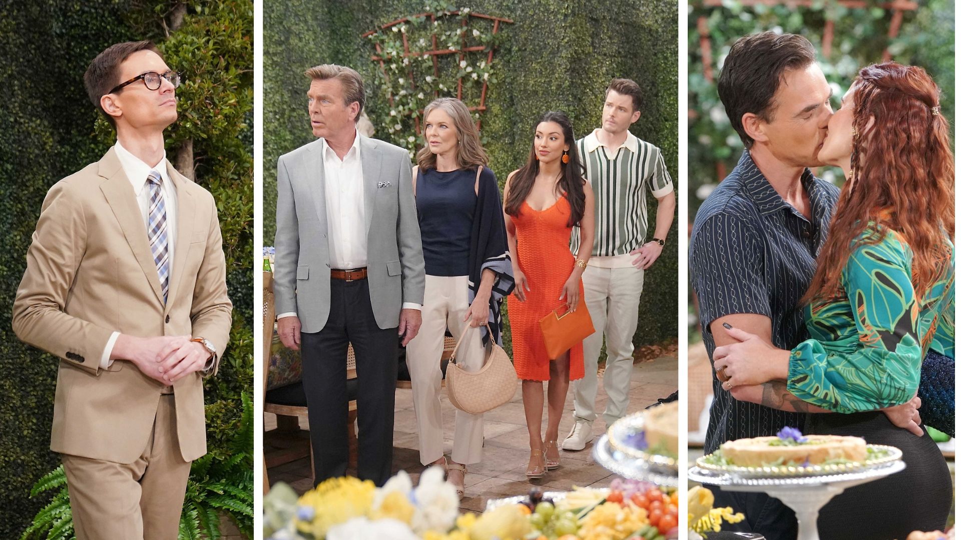 Carter, Billy, Sally, and the Abbotts on The Young and the Restless | Image: JPI