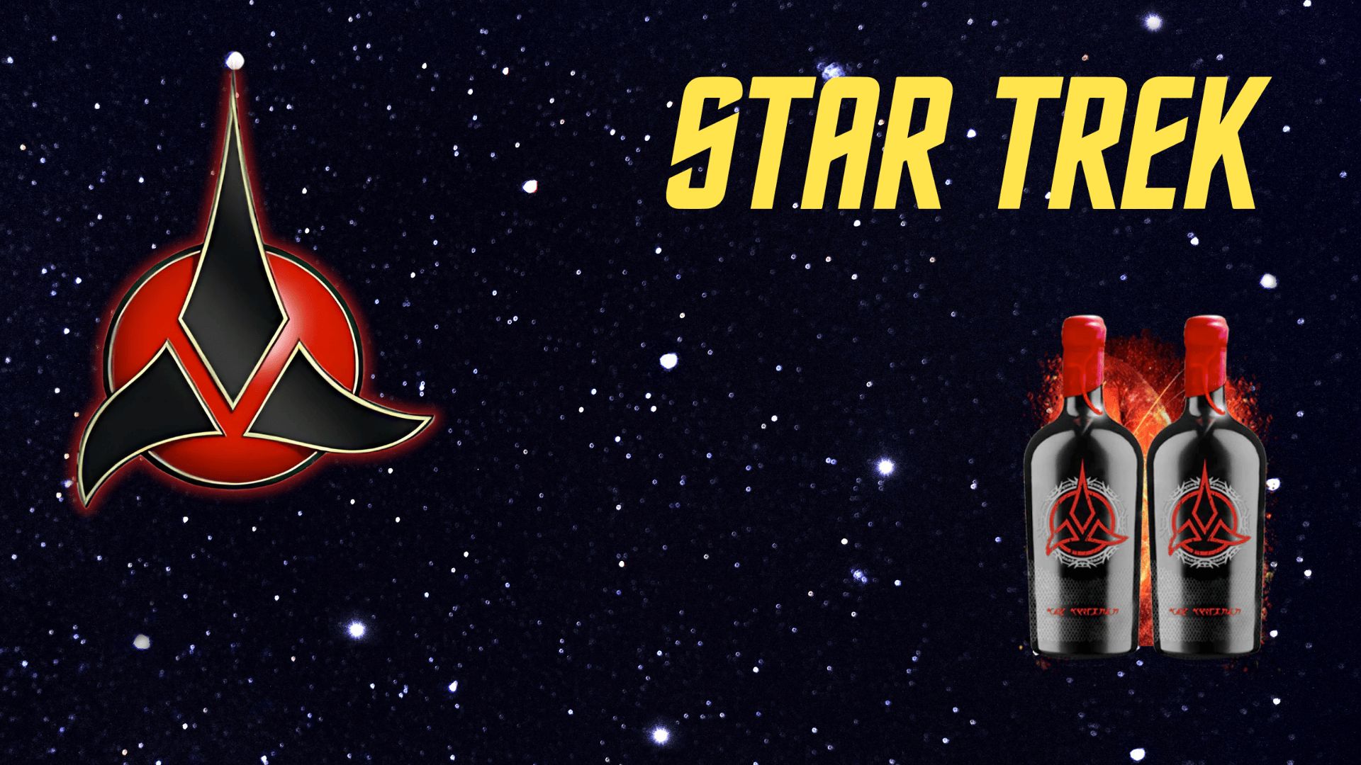 Klingon Bloodwine | Images via: Star Trek Wines | Collage by: Beatrix Kondo of Soap Central