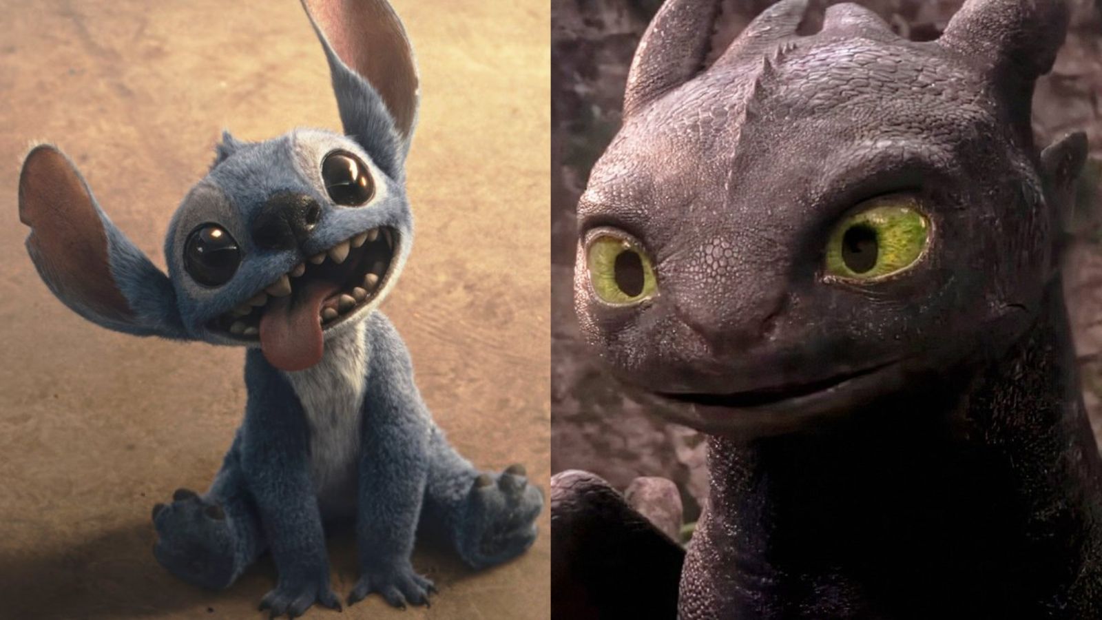 Still from Lilo &amp; Stitch and How To Train Your Dragon (Image via YouTube @/Disney and @/Universal Pictures)