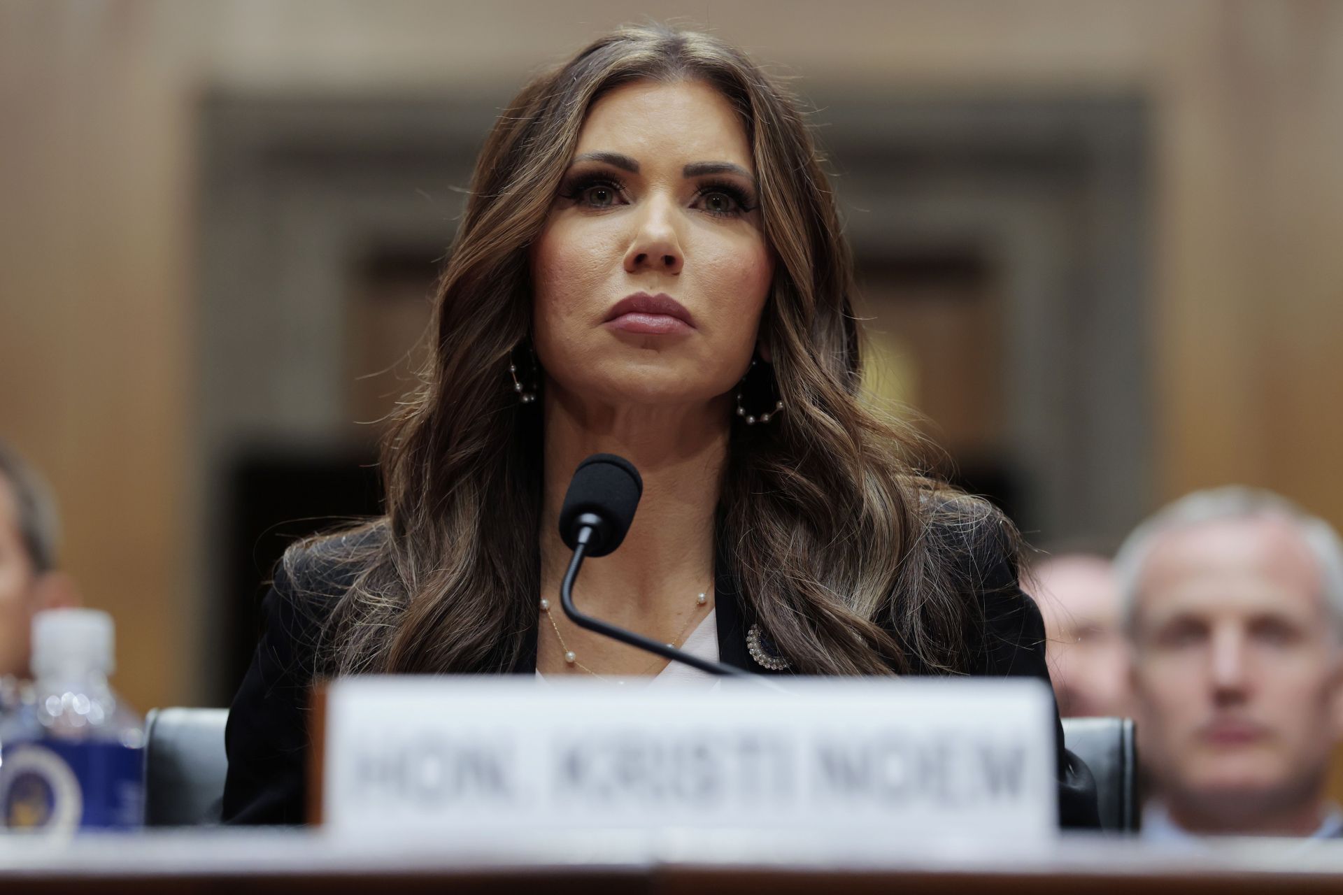 DHS Secretary Noem Testifies At Senate Hearing On Budget - Source: Getty