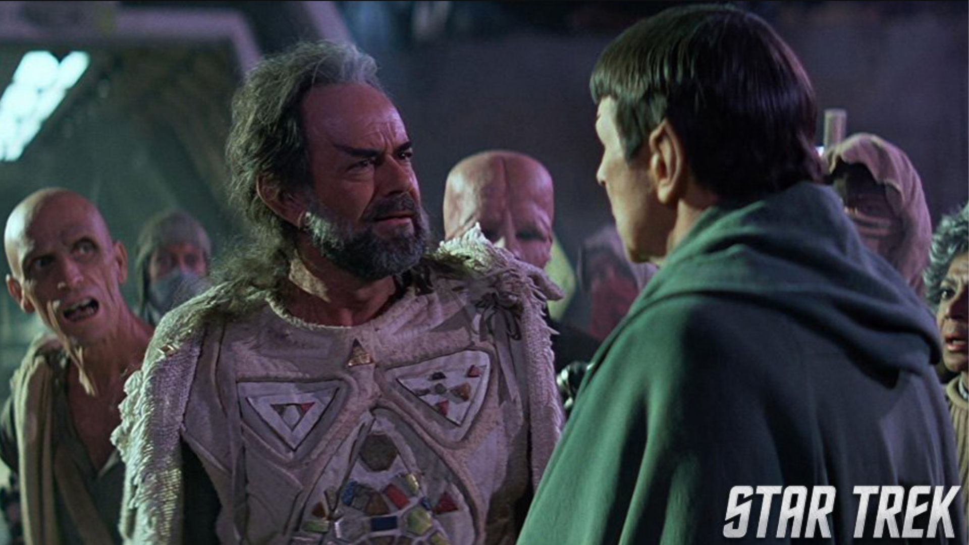 Laurence Luckinbill in Star Trek V: The Final Frontier (Image via X/Star Trek)