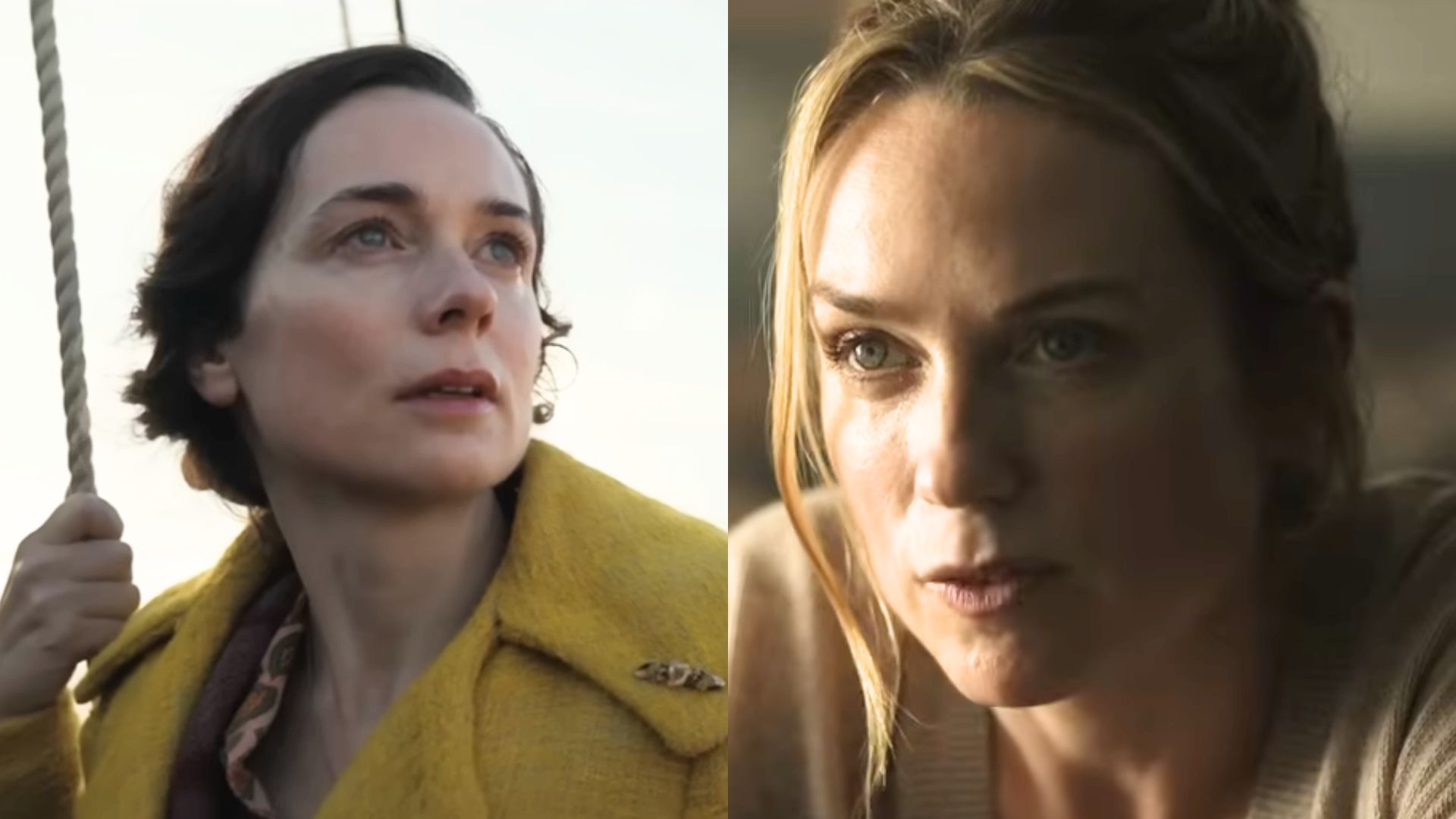 Kerry Condon in The Banshees of Inisherin nad F1 | Image via YouTube/Searchlight Pictures and YouTube/Warner Bros. Pictures