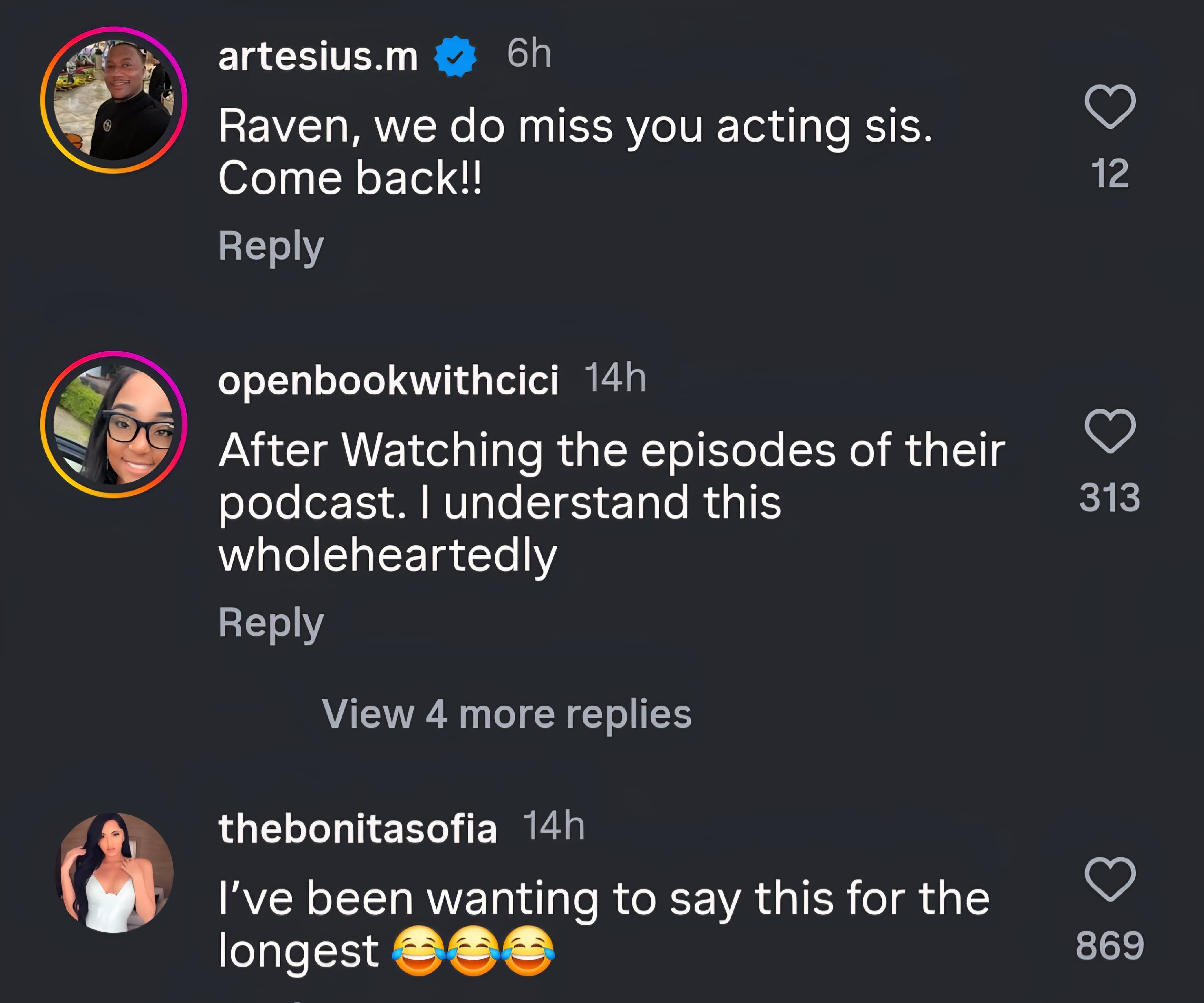 Instagram user&#039;s comment on Brown&#039;s video [via Instagram/@theneighborhoodtalk]