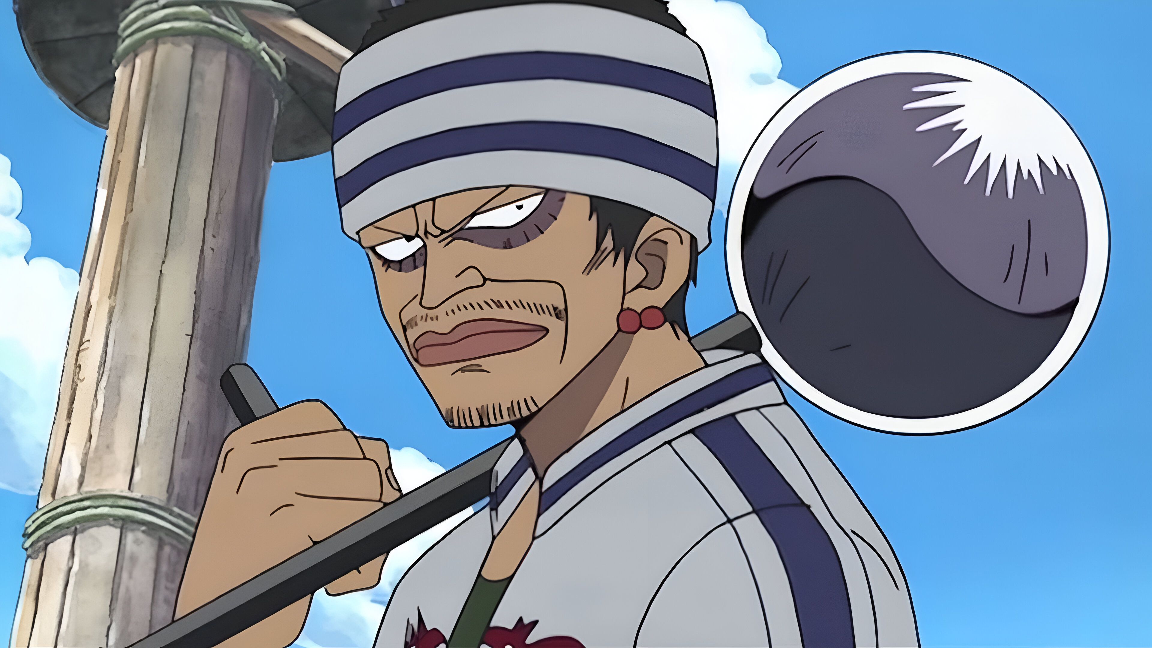 Gin as seen with his combat weapon
