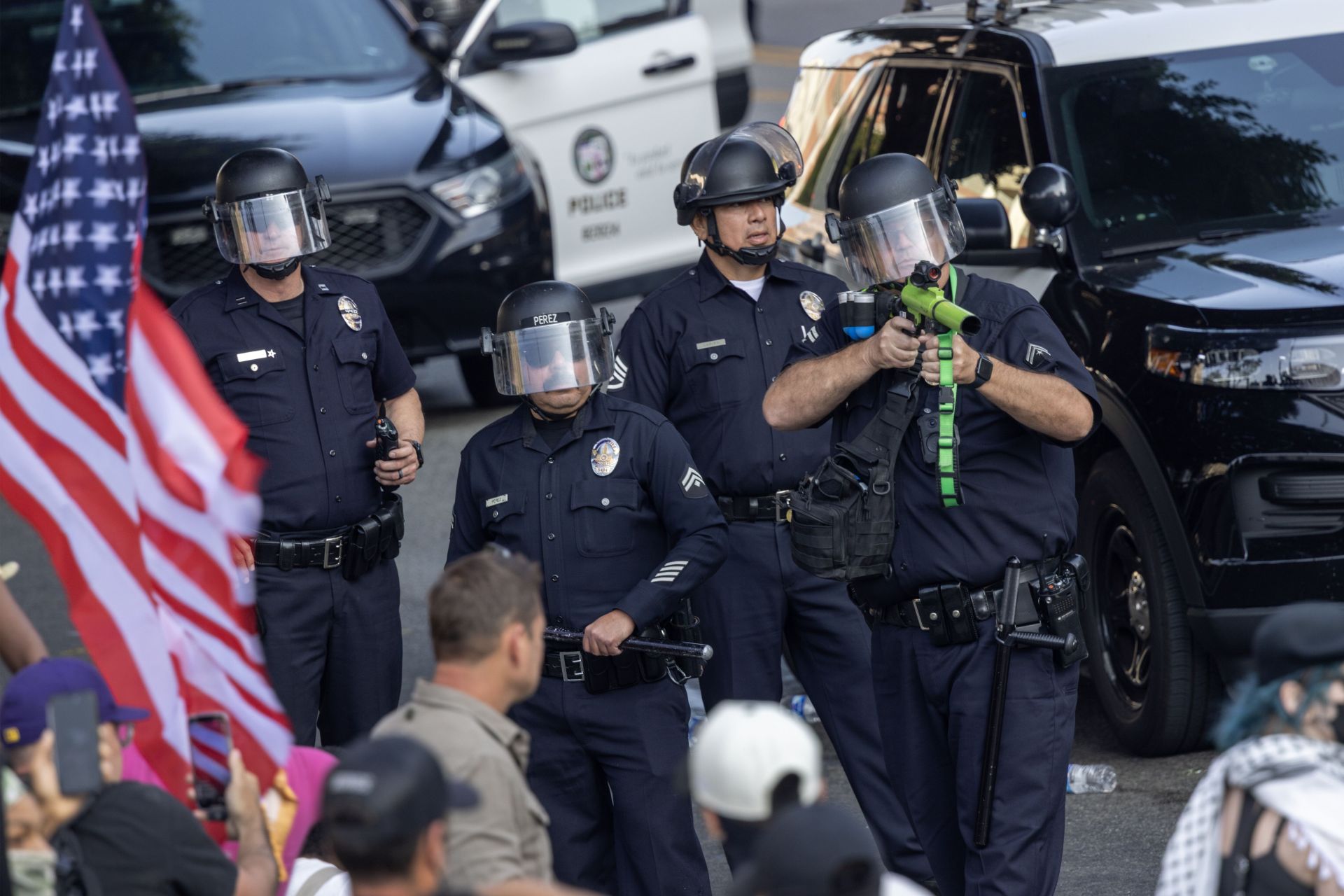Protests Erupt In L.A. County Sparked By Federal Immigration Raids - Source: Getty