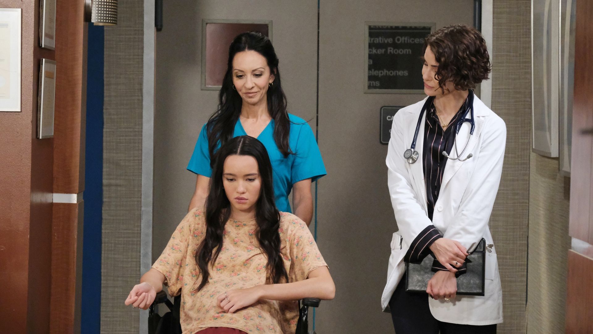 Sophia is wheeled into the hospital as she appeared to go into labor on Days of our Lives | Image: JPI
