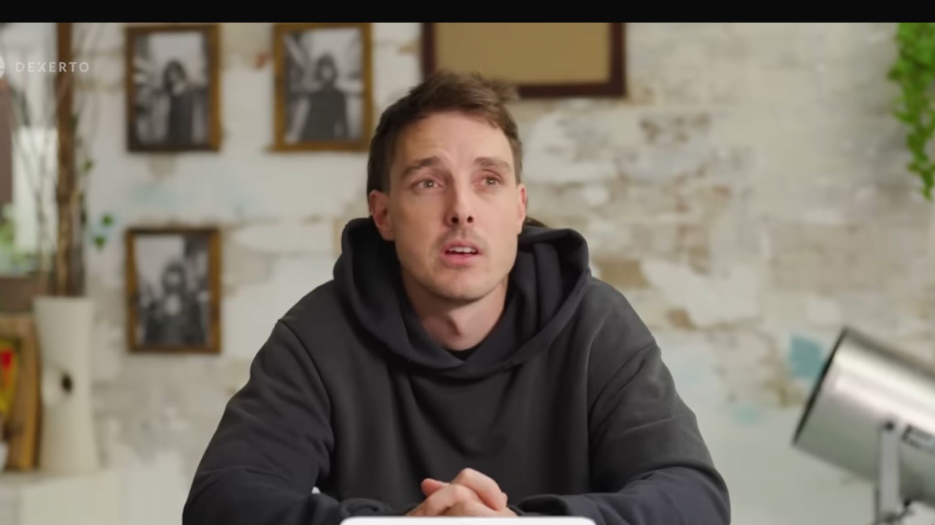Lannan Neville Eacott, popularly known as LazarBeam, was featured in a Q&amp;A session with the popular YouTube channel Dexerto (Image via YouTube/@dexerto)