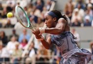 Coco Gauff during the French Open final (Image via Getty)