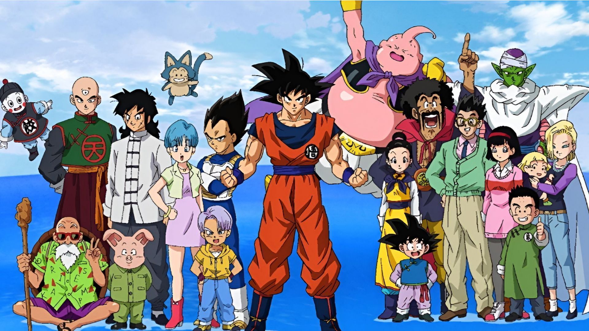 Goku and other characters as seen in DBZ anime (Image credit: Toei Animations)