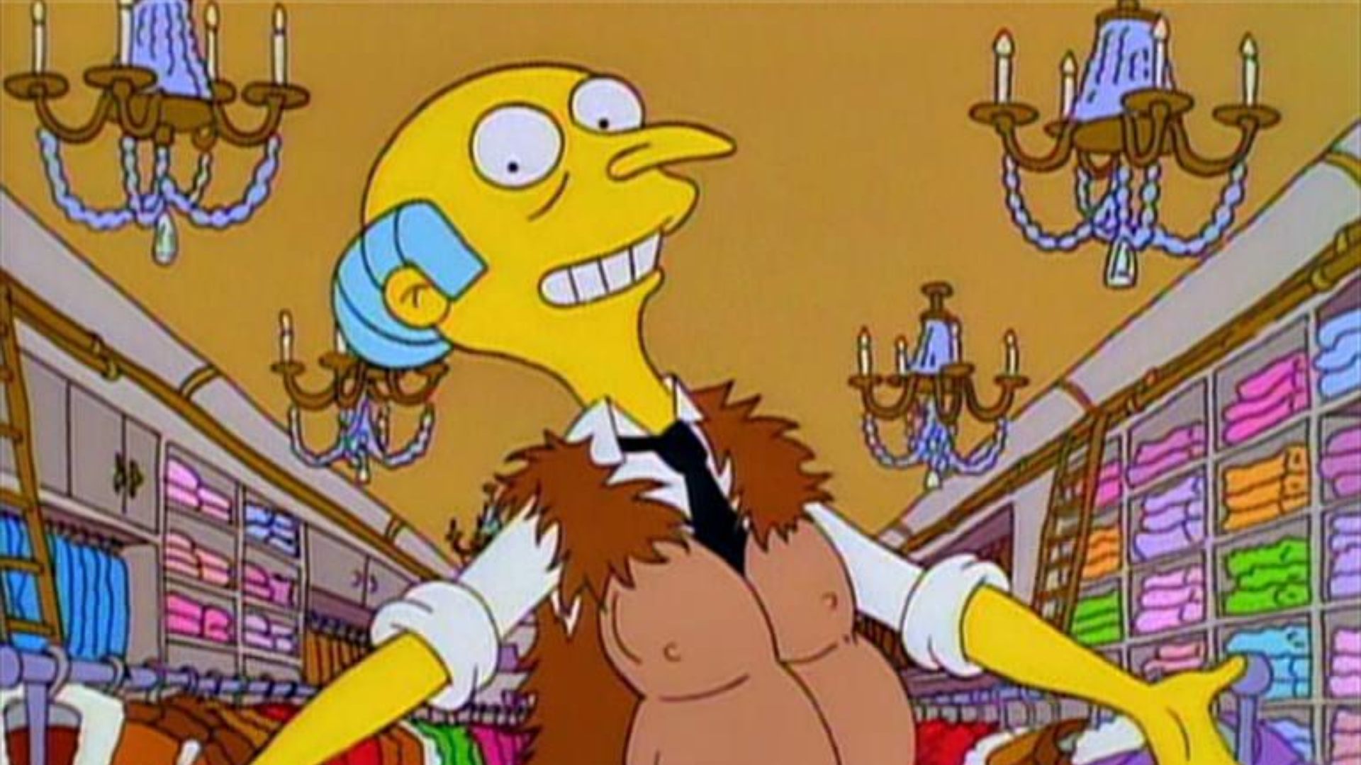Mr.Burns in Two Dozen and One Greyhounds Episode | Image via Disney+