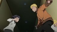 Himawari's first Byakugan against Naruto (Image Source: Studio Pierrot)