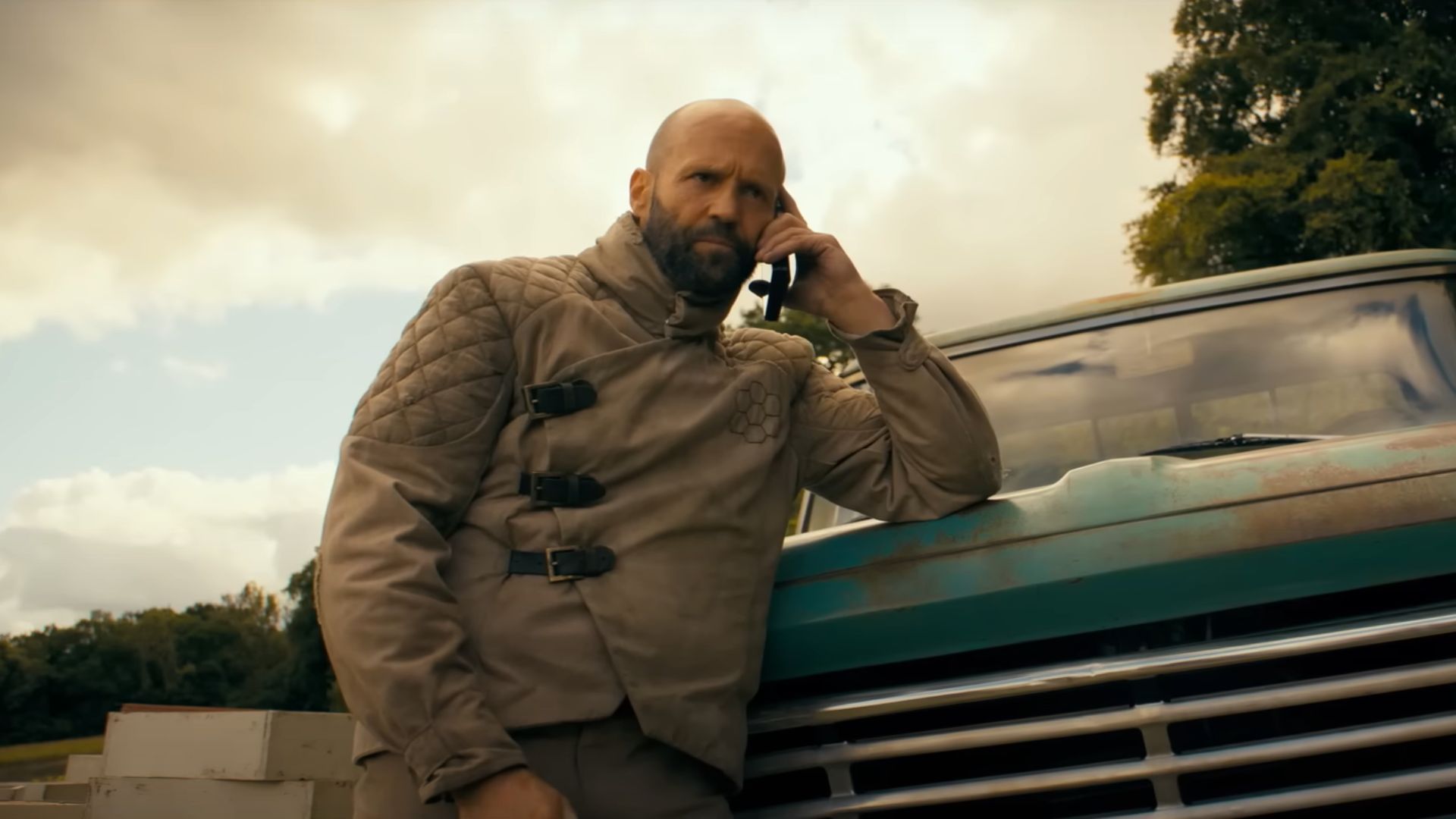 Adam talking over a phone