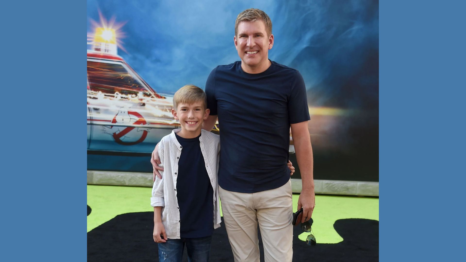Todd Chrisley with Grayson Chrisley (Image via Getty)