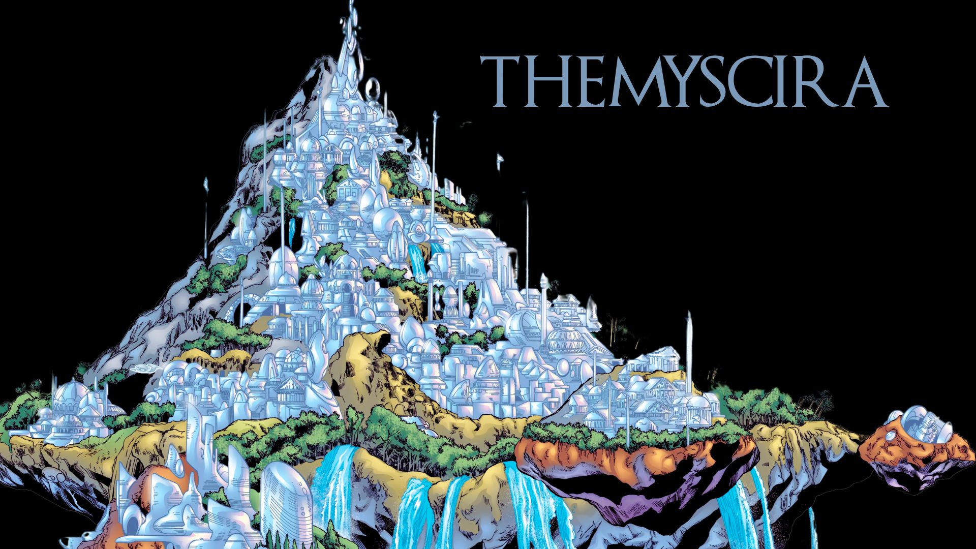 Themyscira, from the comics | Image via: DC