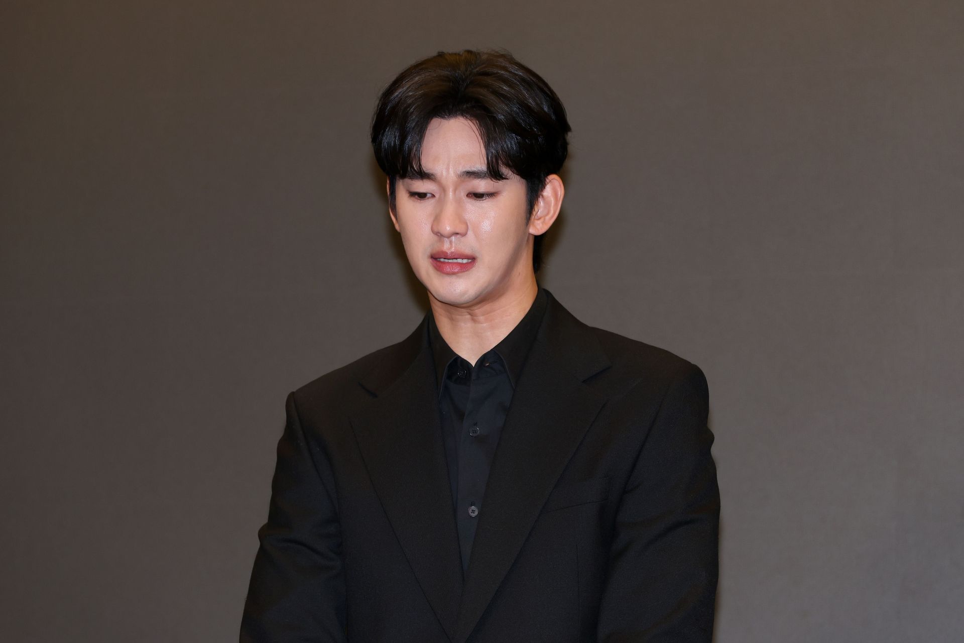 Kim Soo-hyun Press Conference - Source: Getty