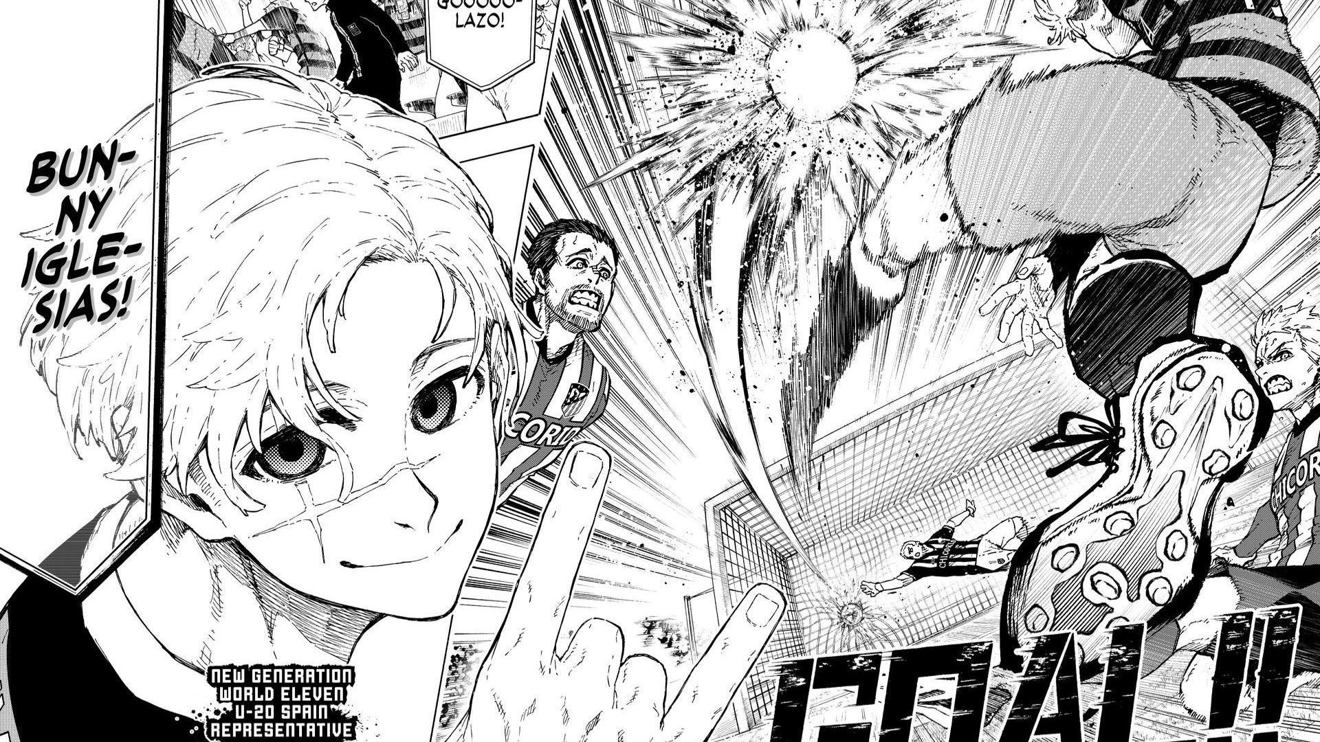 Bunny as seen in the Blue Lock manga 