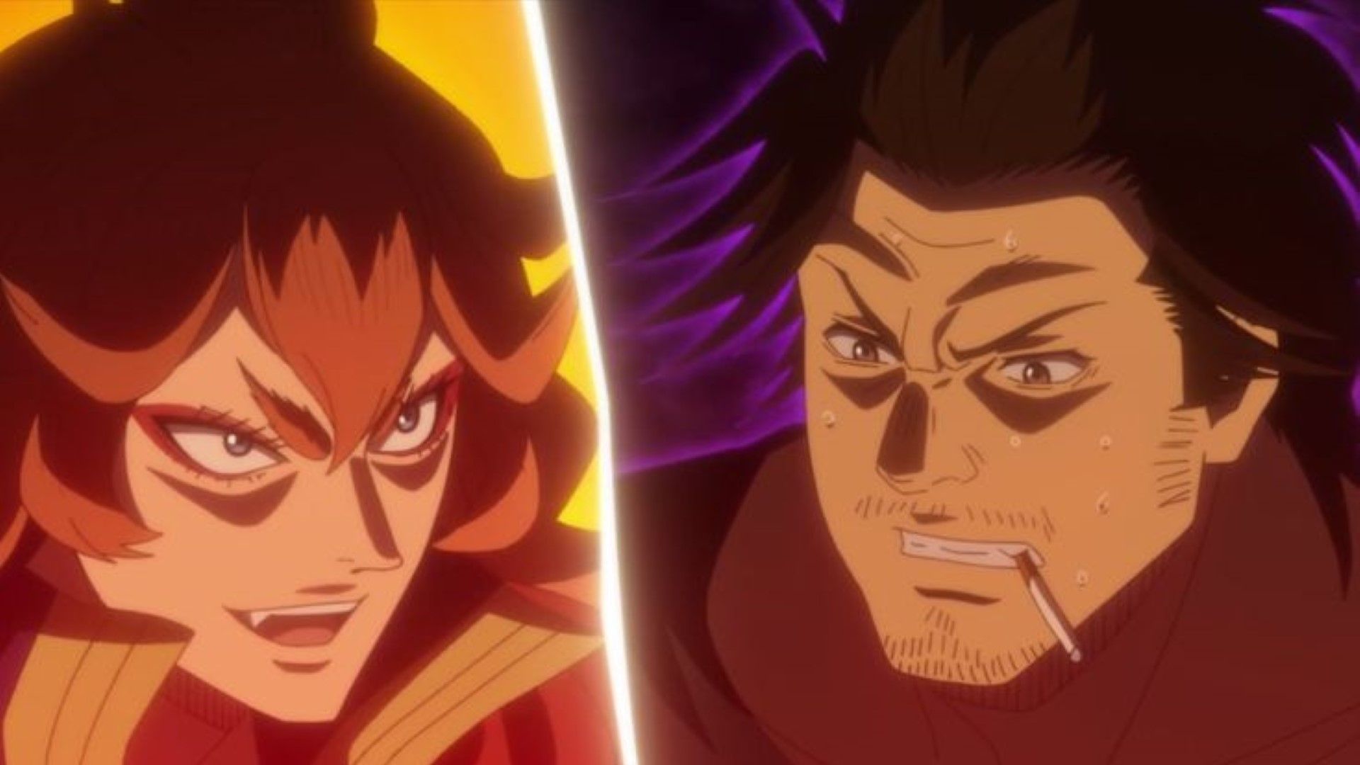 Mereoleona Vermillion and Yami Sukehiro 