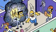 The death scene of Frank Grimes in The Simpsons | Image via Disney+