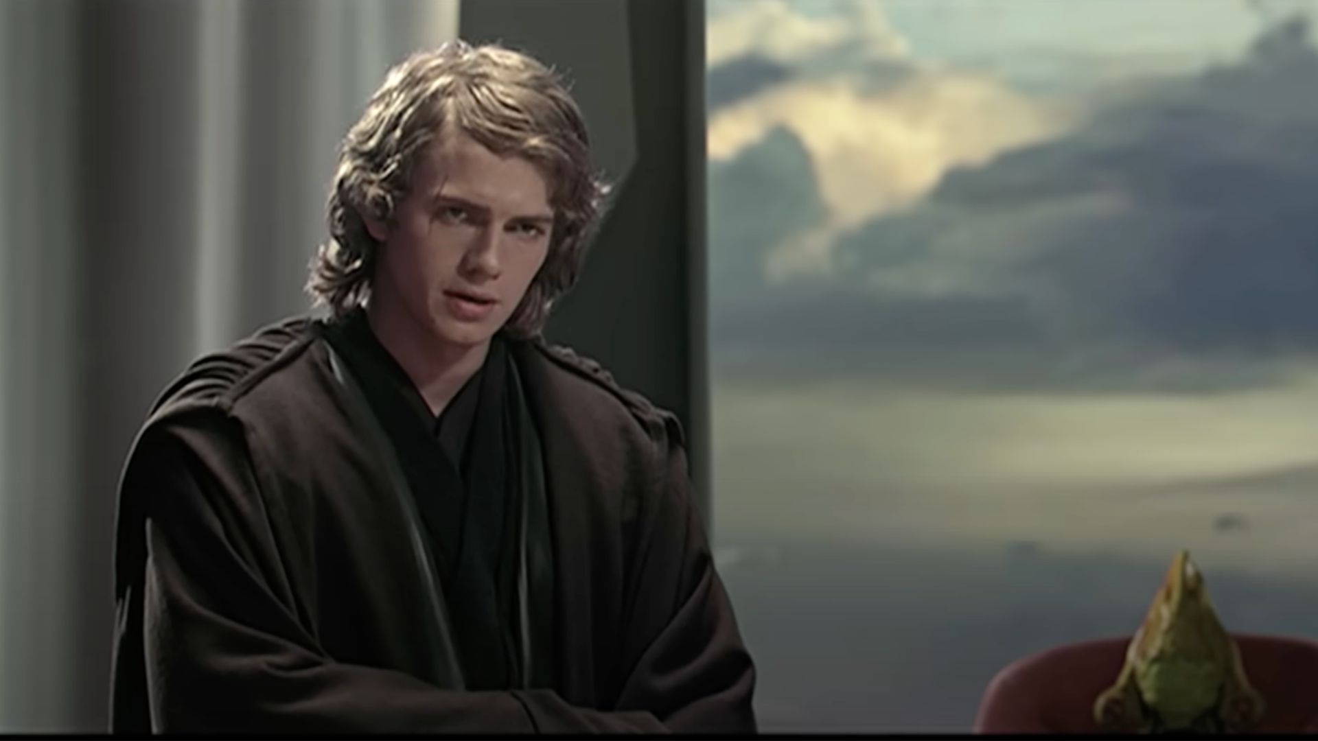 Hayden Christensen portrays the role of Anakin Skywalker in Star Wars (image via YouTube/Star Wars)