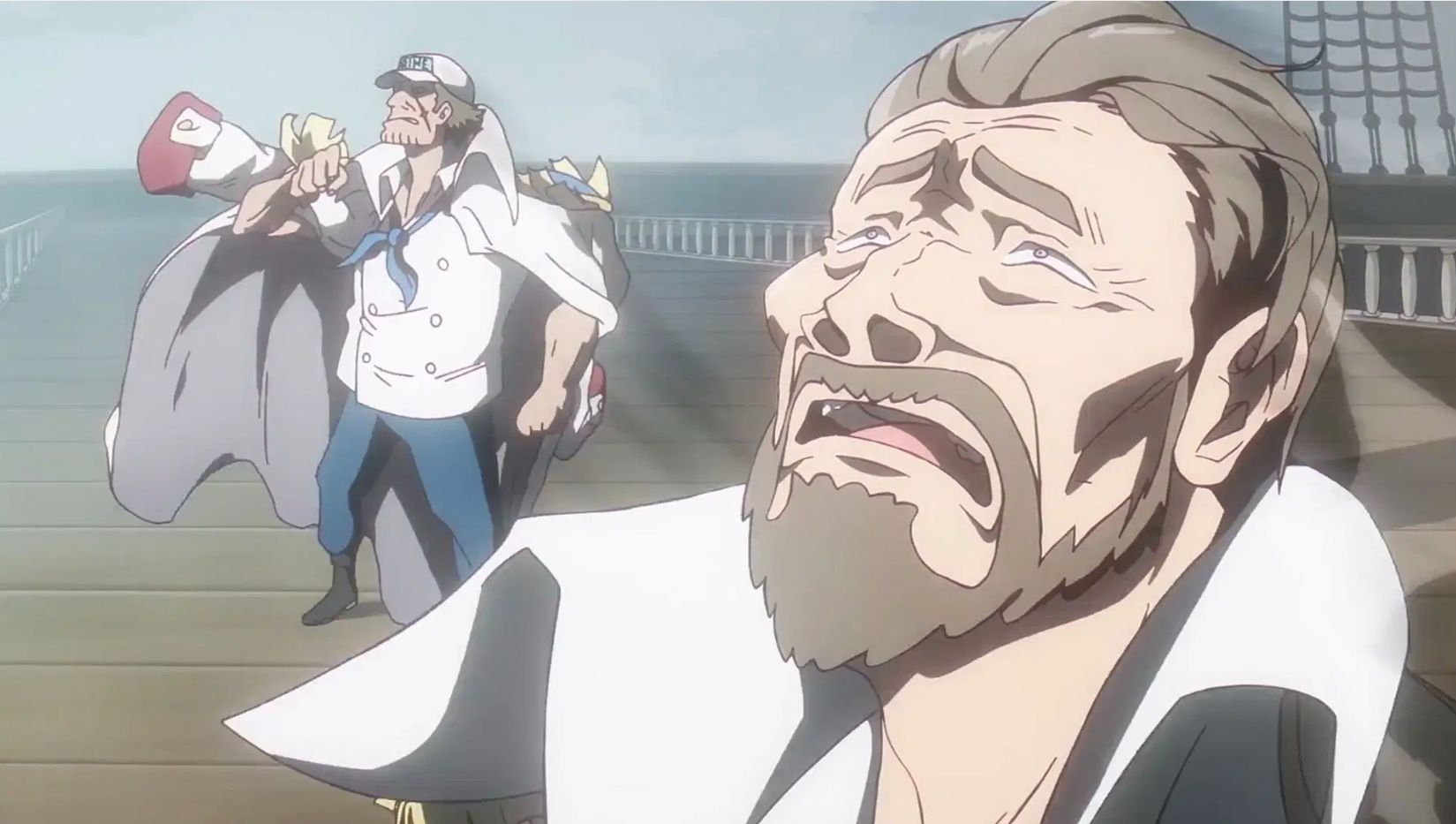 One Piece anime has reference to the William Defoe meme 