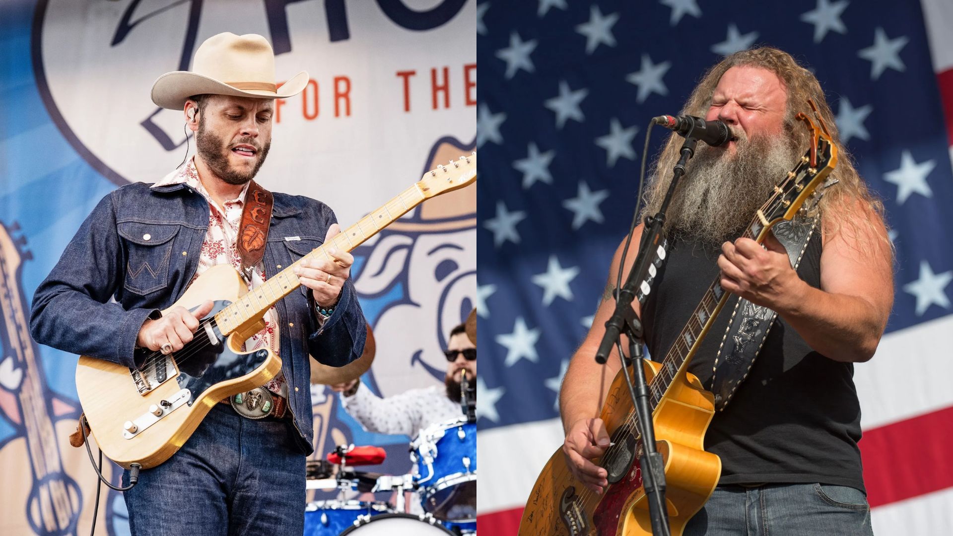 Charley Crockett and Jamey Johnson to perfom and support the Indian relay races - via Getty images