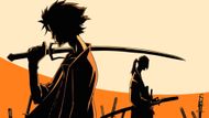 A still image from the opening of the Samurai Champloo (Image Source: Studio Manglobe)
