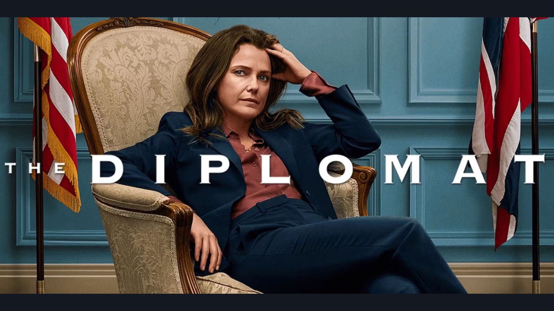 Promotional poster for The Diplomat | Image via Netflix