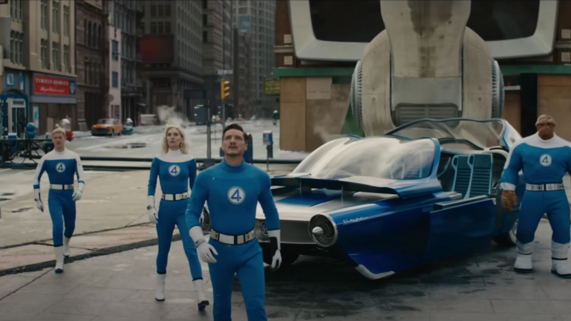 A still from The Fantastic Four: First Steps Official Trailer | Image Via: Marvel Entertainment