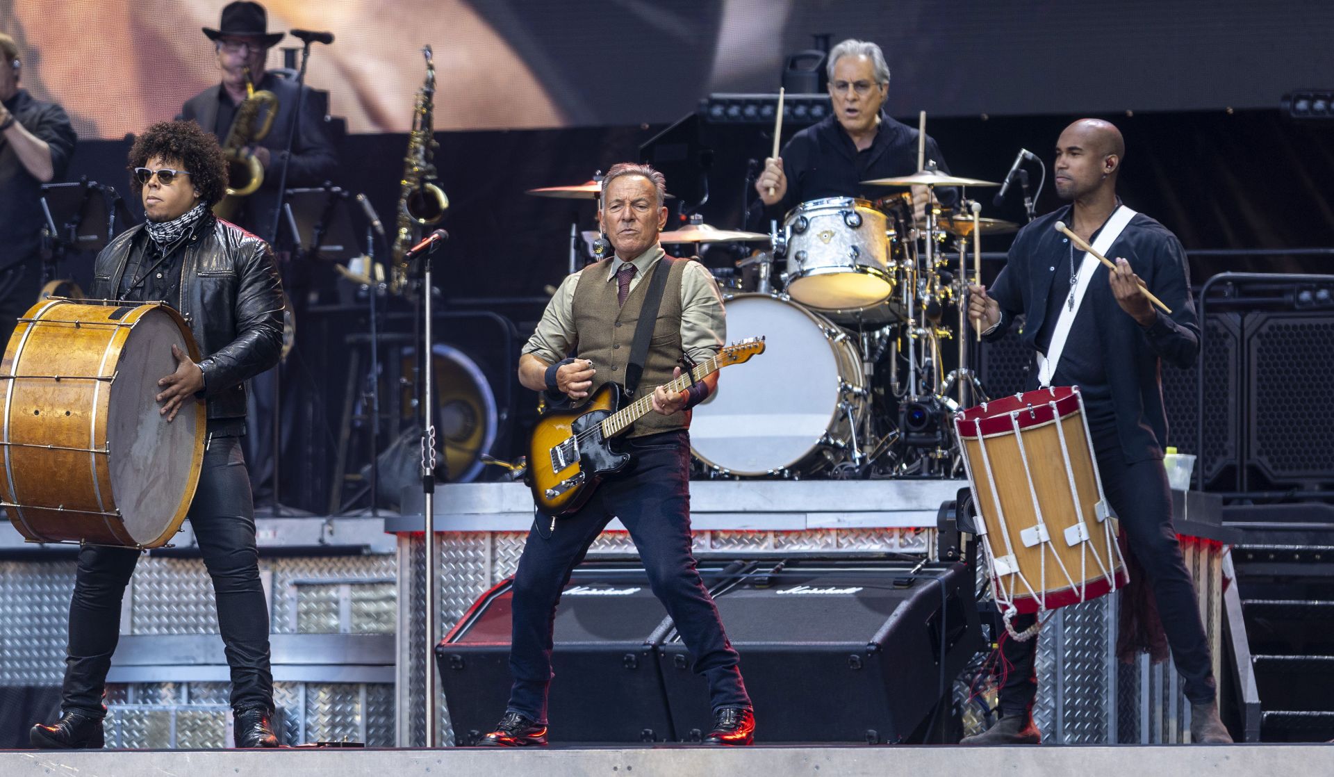 Bruce Springsteen Performs In Berlin - Source: Getty