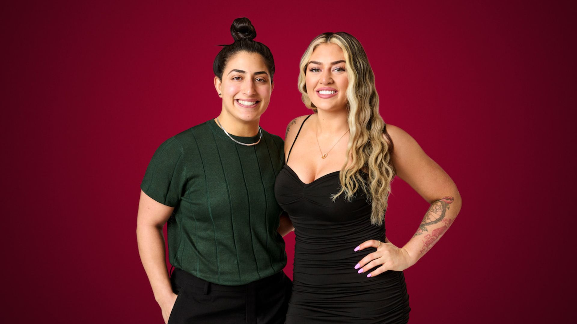 Magan and Dayna from The Ultimatum: Queer Love (Image via Netflix/Tudum)