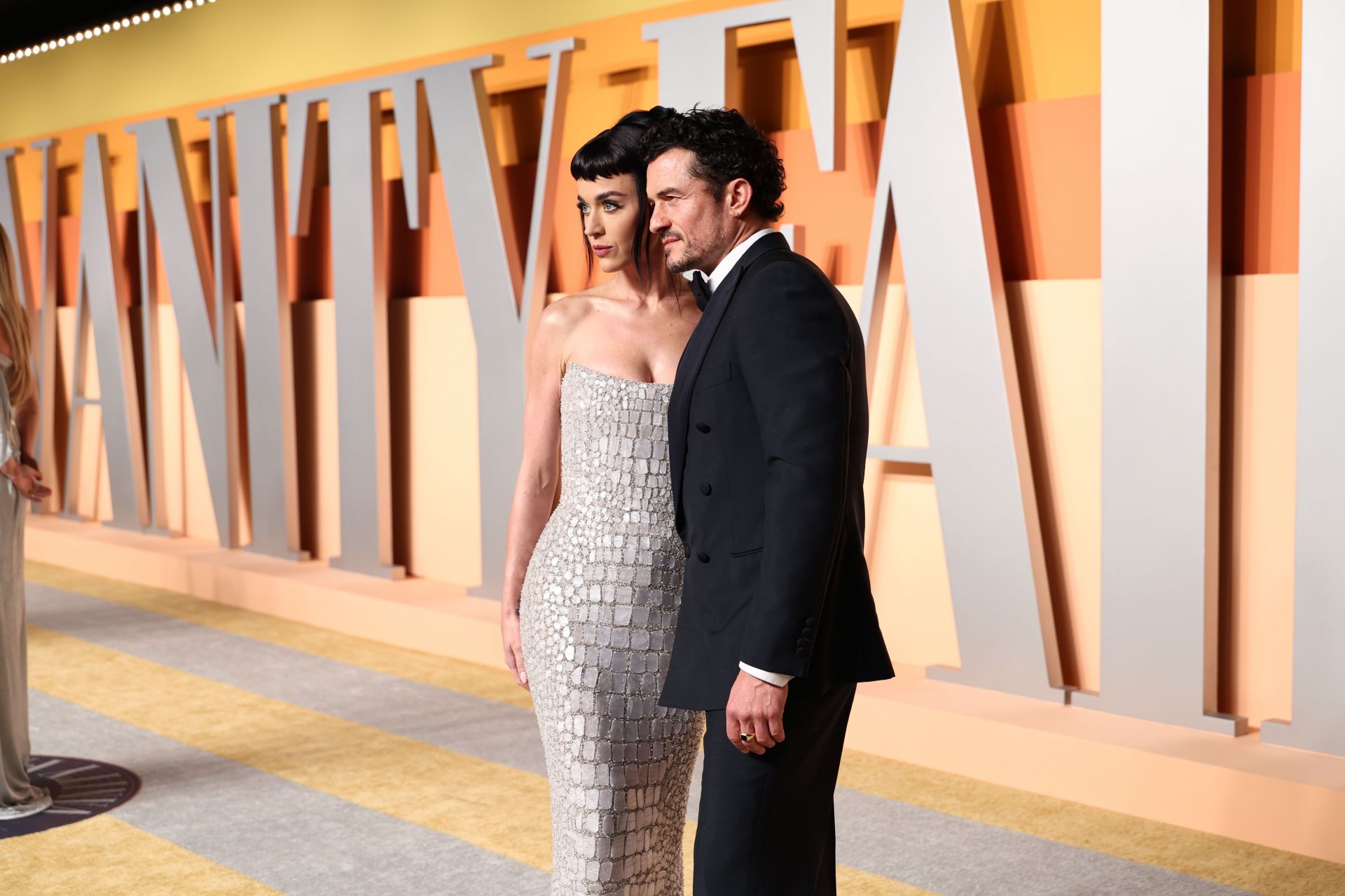 Katy Perry and Bloom | 2025 Vanity Fair Oscar Party Hosted By Radhika Jones - Red Carpet - Source: Getty