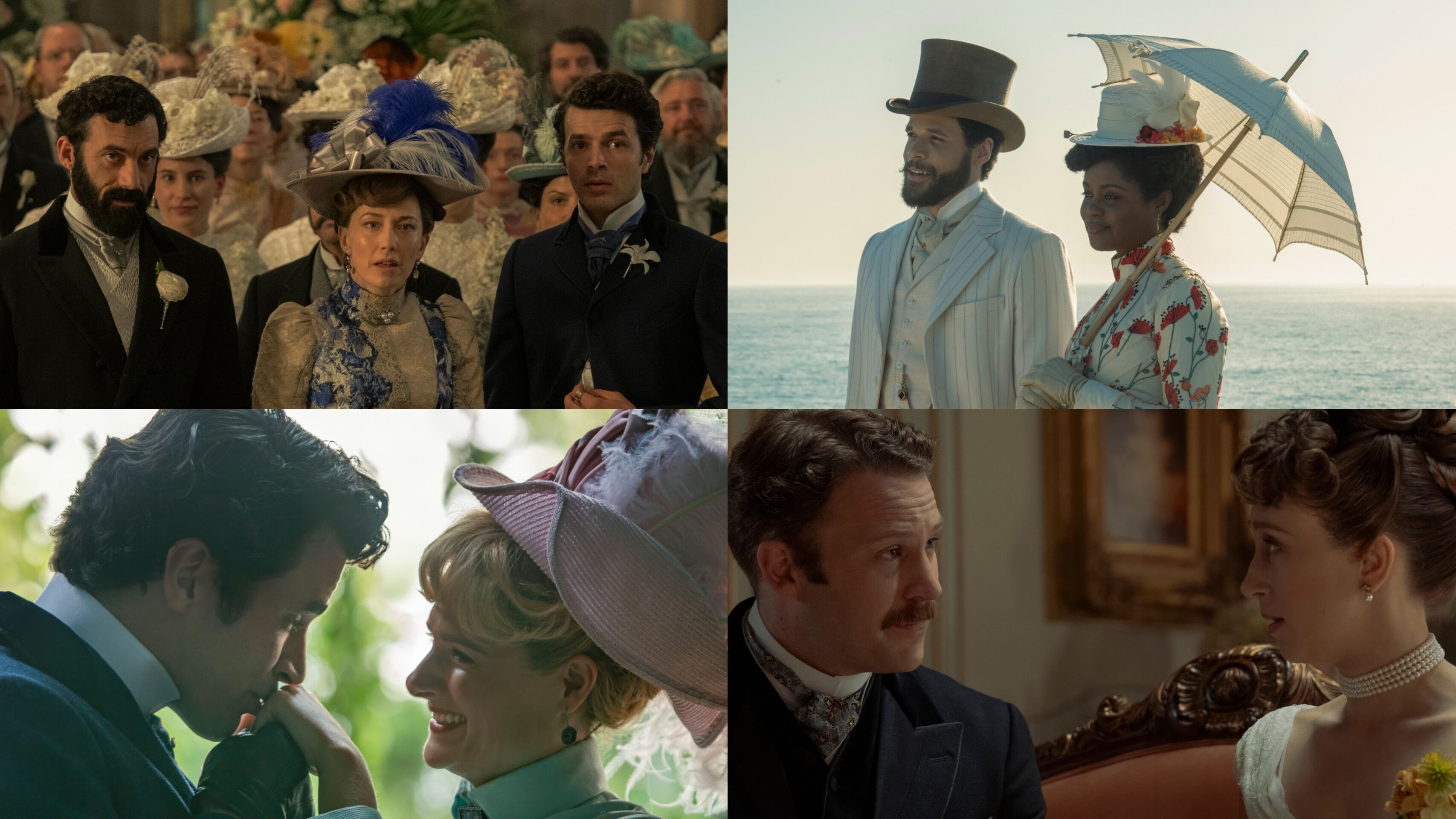 The Gilded Age (images via HBO) 
