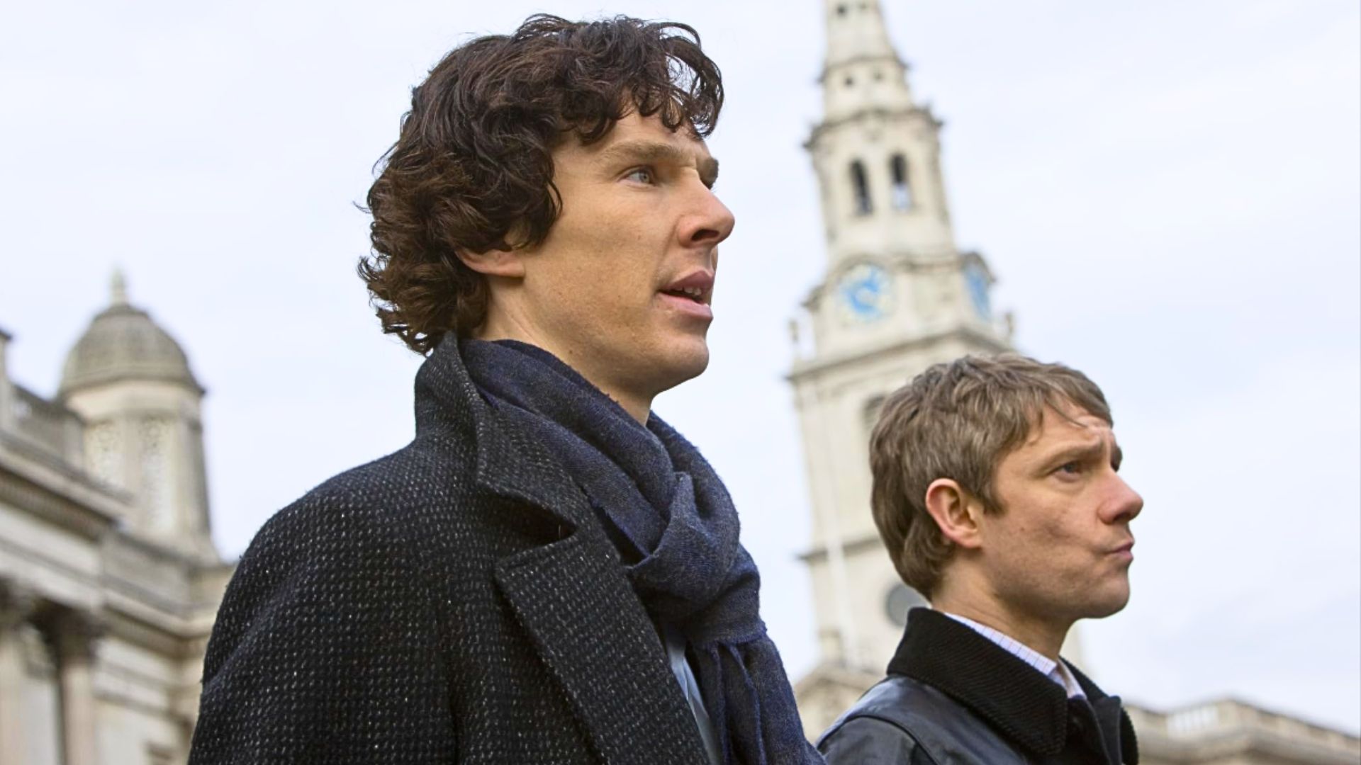 Sherlock and Watson in BBC Sherlock (Image via Prime Video)