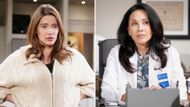 Li with Steffy Forrester in The Bold and the Beautiful | Images via CBS