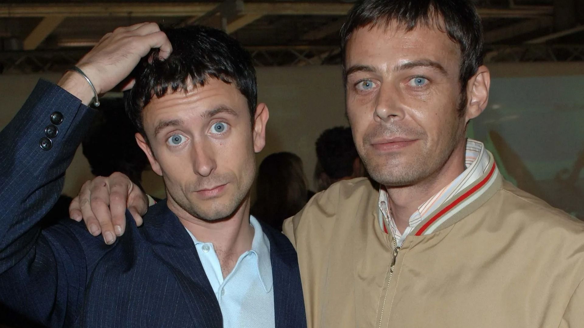 Patrick Walden and Adam Ficek from the bank BabyShambles attend the New Look Party in 2006 - Source: Getty