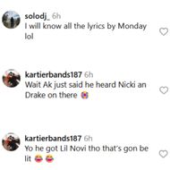 Fans react to the Tha Carter VI tracklist. (Image via Instagram/@liltunechi)