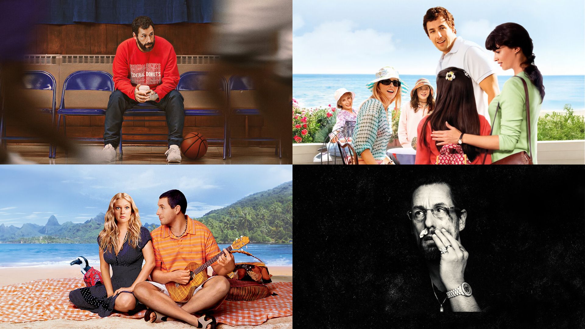 Adam Sandler Movies | Images via Netflix 