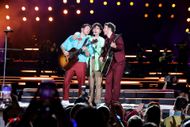 Jonas Brothers "Five Albums, One Night" Tour Opening Night - New York - Source: Getty