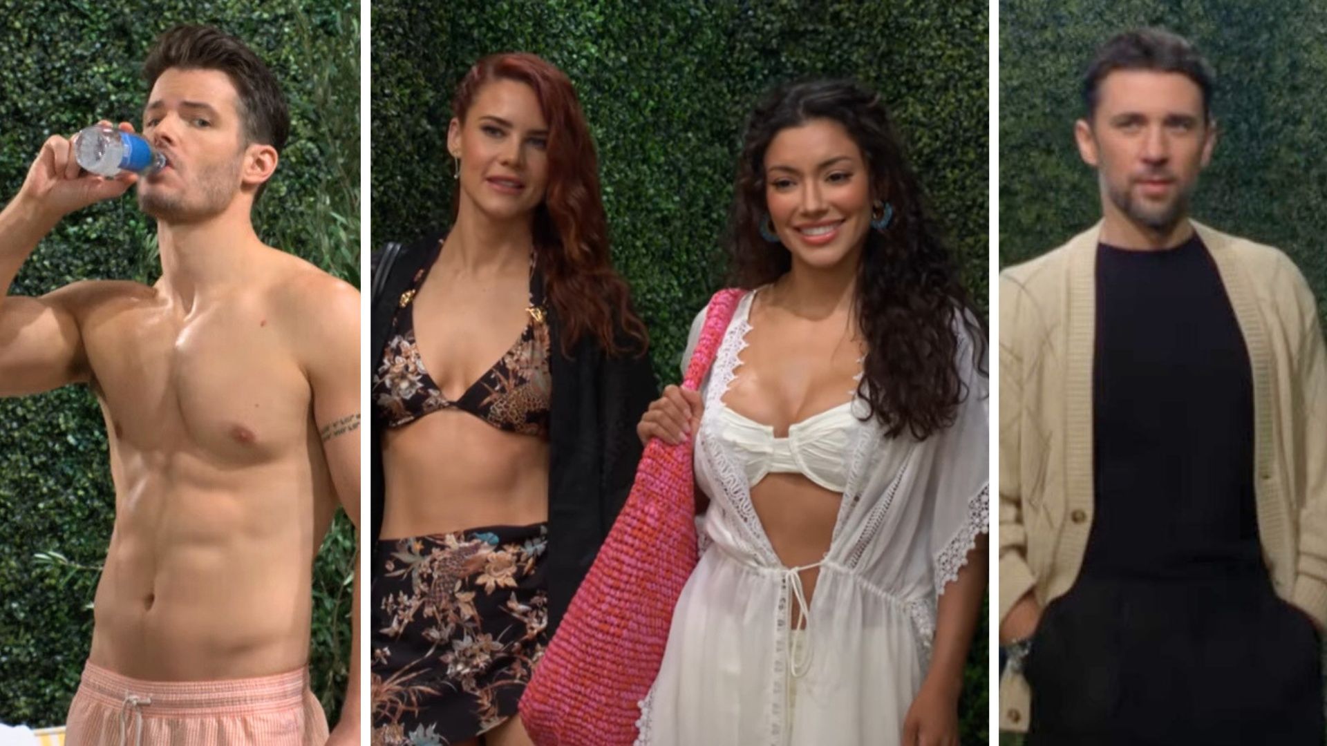 Kyle, Sally, Audra, and Cane on The Young and the Restless | Image: YouTube