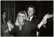Suzanne Somers and husband Alan Hamel at Studio 54. (Image via Robin Platzer/Getty)