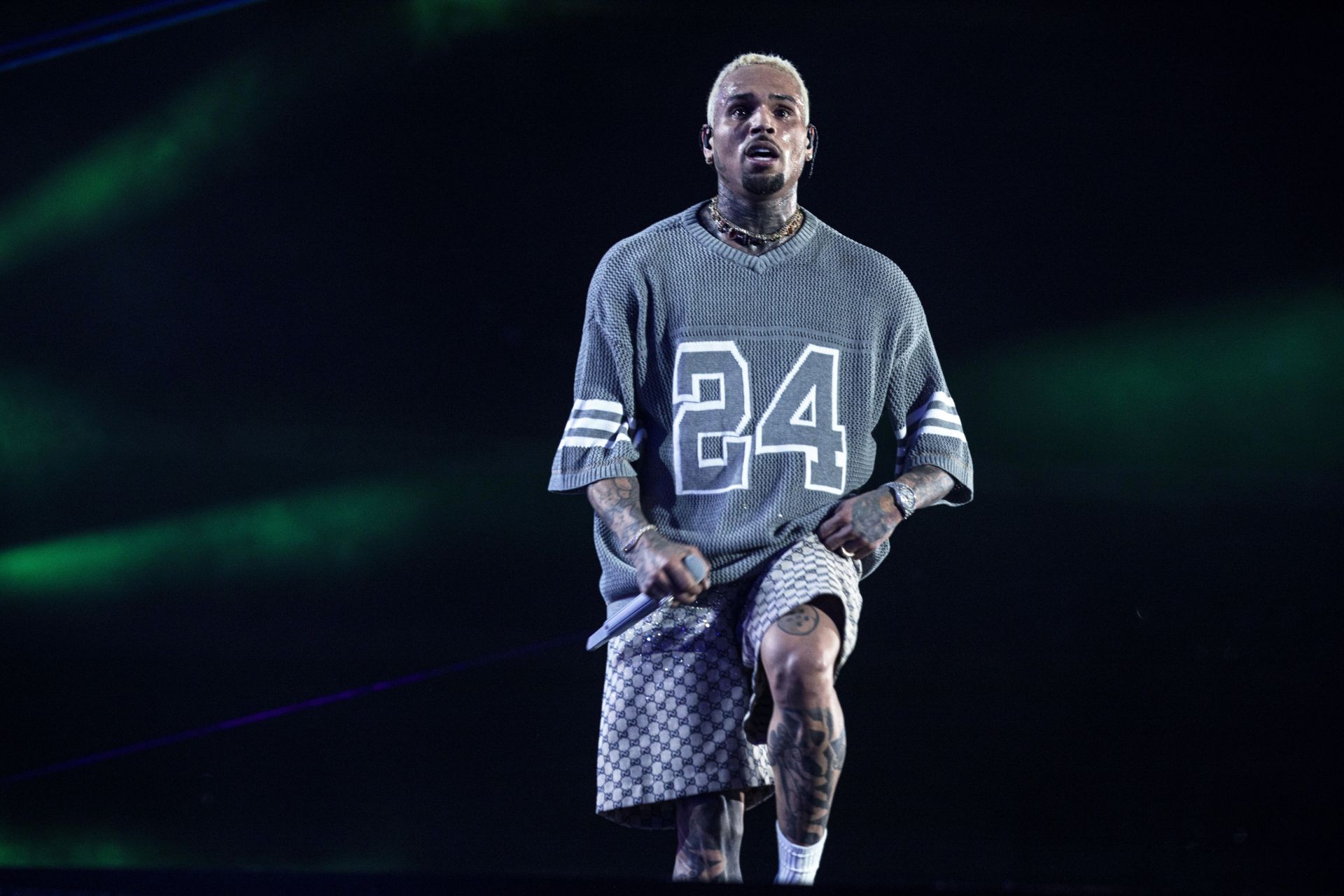 Chris Brown Performs At FNB Stadium - Source: Getty