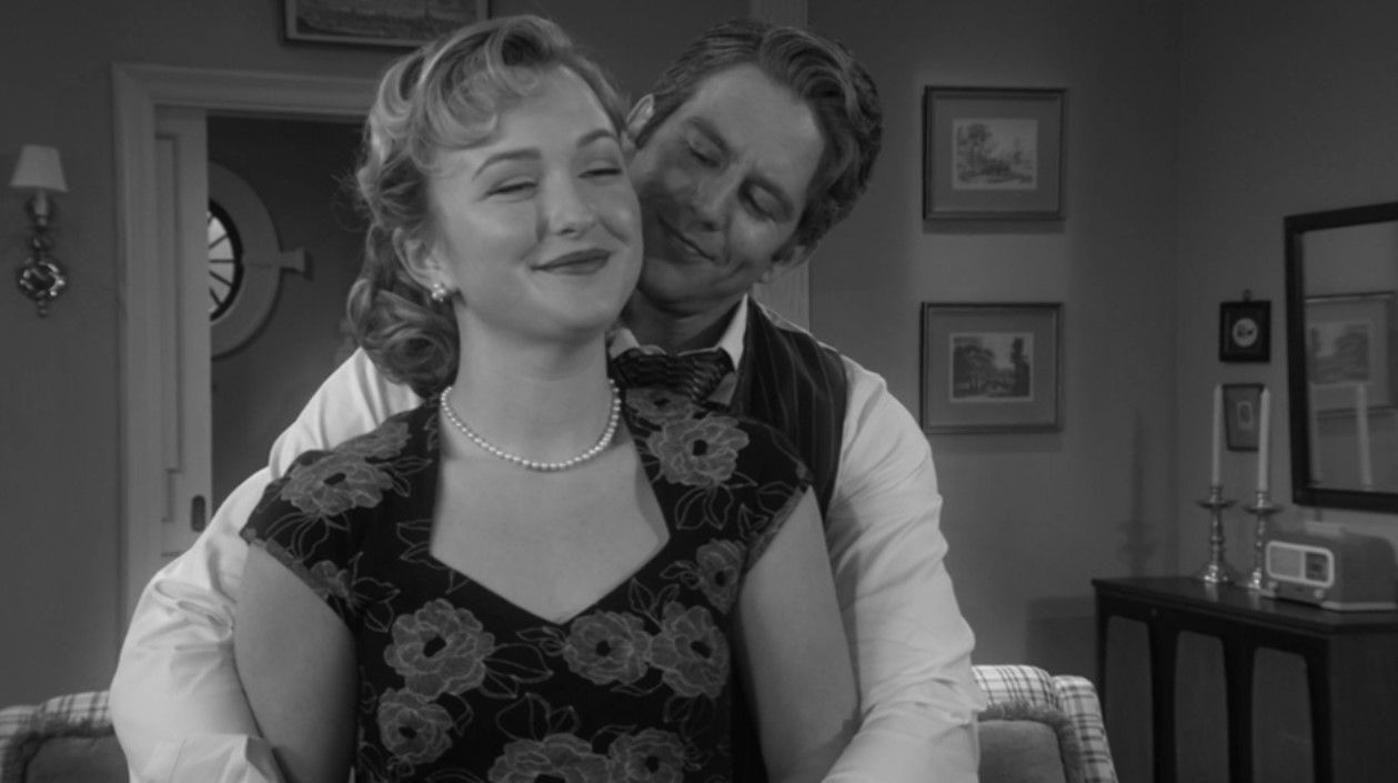 Tom (Zach Chyz ) and Alice (Sydney K. Smith) enjoyed building memories in their family home. \Image: Peacock 