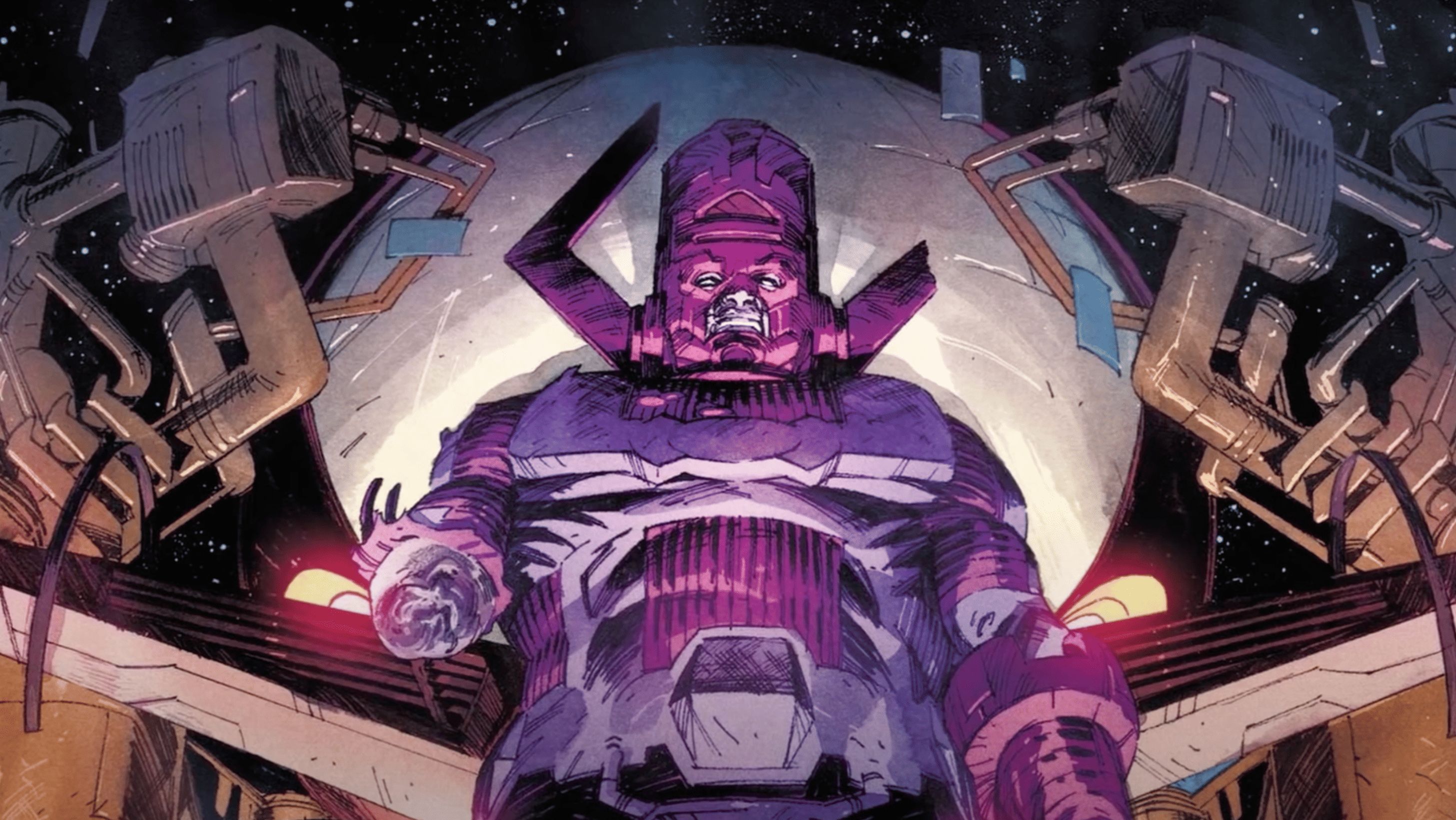 Galactus in the Marvel Comics (Image via YouTube/Marvel Entertaiment)