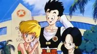 Erasa, Gohan, and Videl, as seen in the anime (Image Credit Toei Animation)